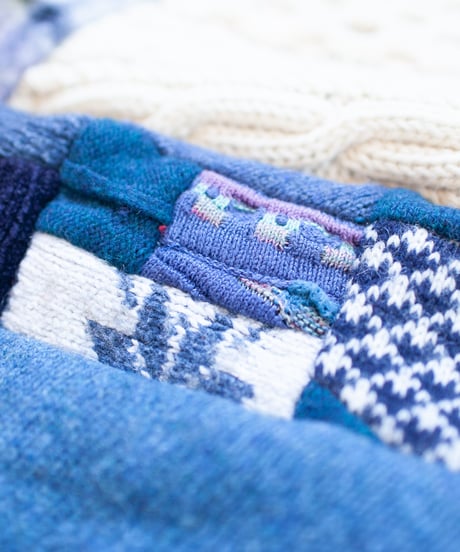 "つぎはぎのアームニット／レッグウォーマー 第四十一色" Arm Knit/Leg Warmers, Rebuild by vintagess