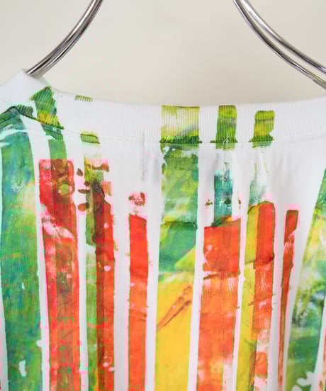 "色彩手刷りと刻まれた名のロンT 2024年版 第九色" T-shirt with hand-printed colors and engraved name