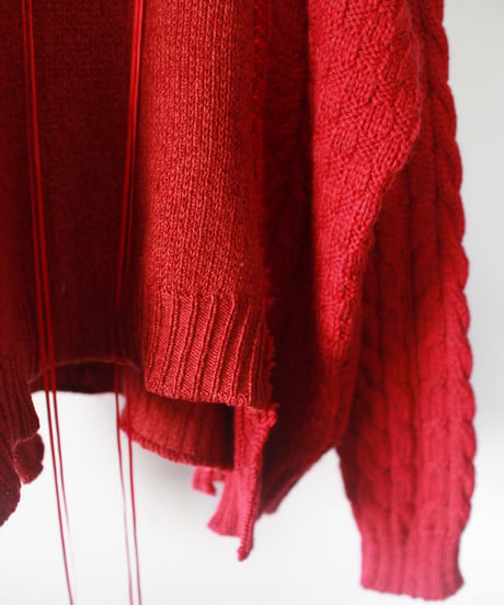"ボーイフレンド・ウィズ・デートコース・ニット" Boyfriend with Date course knit, Rebuild by vintages
