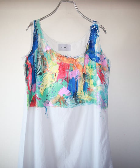 "内省" introspection, Hand-painted based on French One-piece