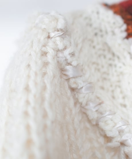 "火照る" hotel short-knit, Rebuild by vintages