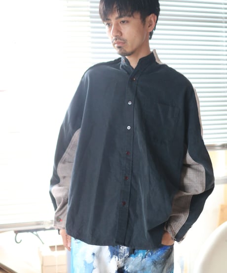 "日々是異装" Daily decorative cross-cultural communication Shirt-Jacket, rebuild by Vintages