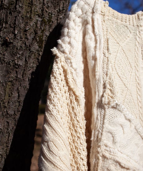 "白昼夢" Daydream over knit, Rebuild by vintages