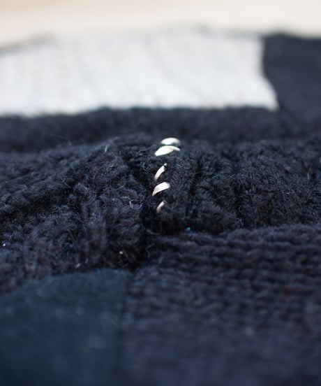 "つぎはぎのアームニット／レッグウォーマー 第五十三色" Arm Knit/Leg Warmers, Rebuild by vintages