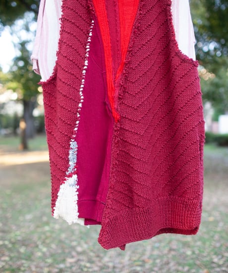 "乙女の日常" life of a girl long-knit, Rebuild by vintages