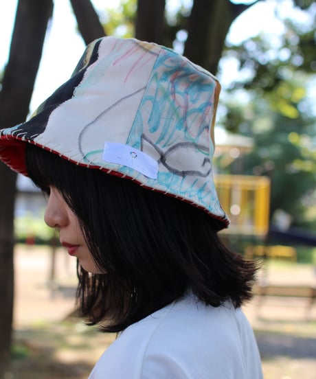 【nisai × daisuke kondo】”遊びと色の果て” After Painting Play Hat / 006