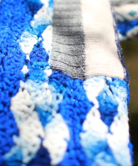 "青に抱かれる彼女のマフラー" Her muffler embraced by blue, Rebuild by vintages