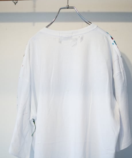 "色彩手刷りのTシャツ 2024年版 第八色" T-shirt with hand-printed colors