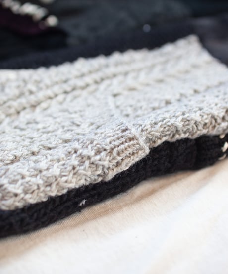 "つぎはぎのアームニット／レッグウォーマー 第五十三色" Arm Knit/Leg Warmers, Rebuild by vintages