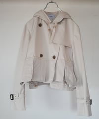"ゆめみるショートトレンチコート" dreamy short trench coat, Rebuild by vintages