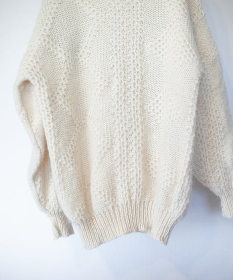 "つぎはぎのラブのセーター 第五色" patchwork of kove knit, Rebuild by vintages