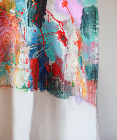 "色を再構築する" reconstruct the colors, Hand-painted based on French One-piece