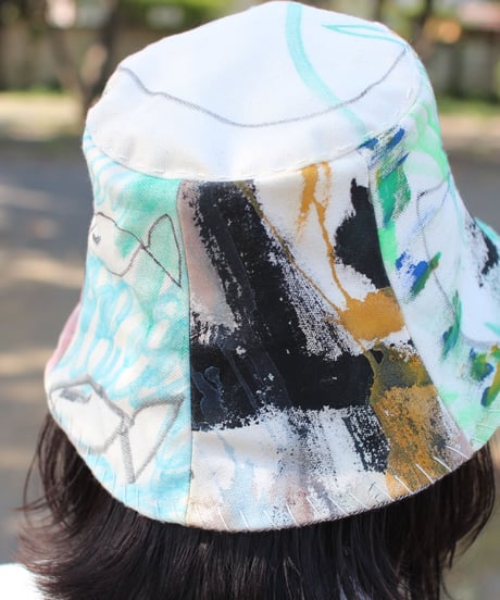 【nisai × daisuke kondo】”遊びと色の果て” After Painting Play Hat / 002