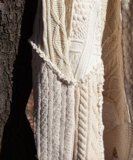 "白昼夢" Daydream over knit, Rebuild by vintages
