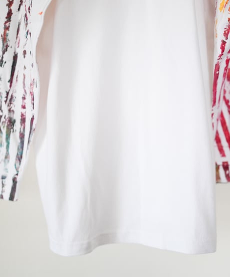 "色彩手刷りと刻まれた名のロンT 2024年版 第七色" T-shirt with hand-printed colors and engraved name