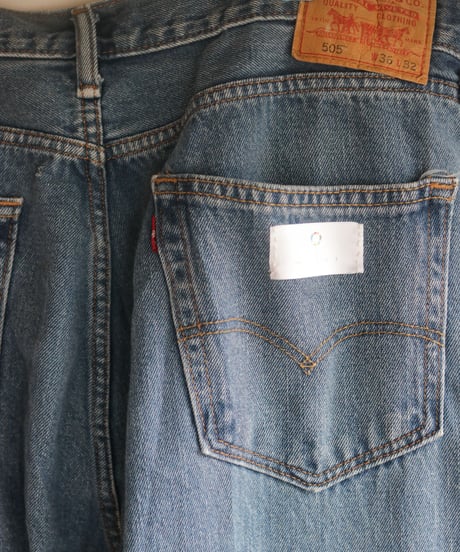 "黒風白雨" Storm painted denim, Based on Levis 505