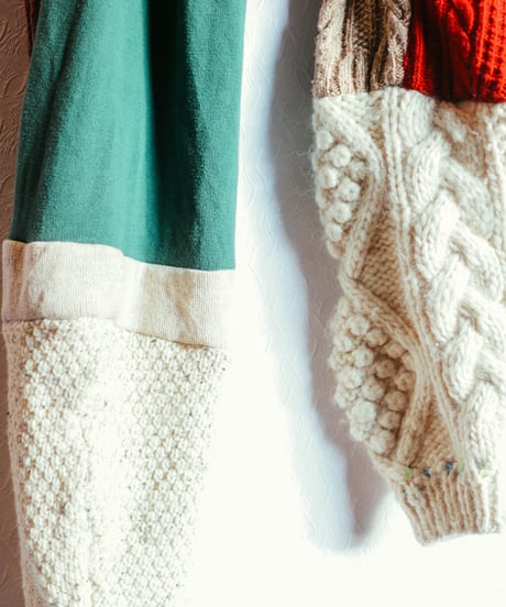 "セネシオ" Vintage knit Rebuild Muffler by Senecio of Klee