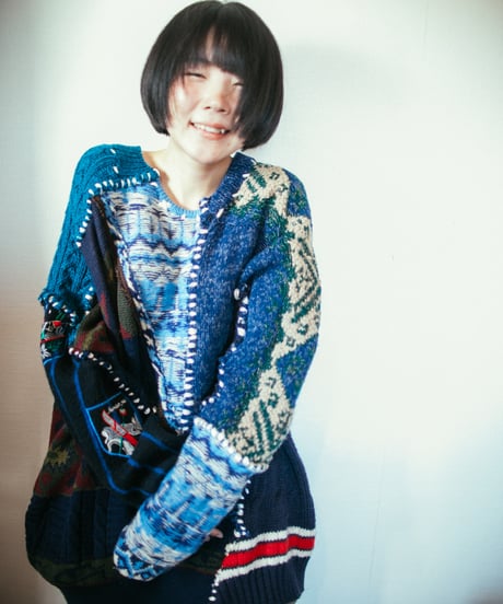 "惑星" planet knit, Rebuild by vintages