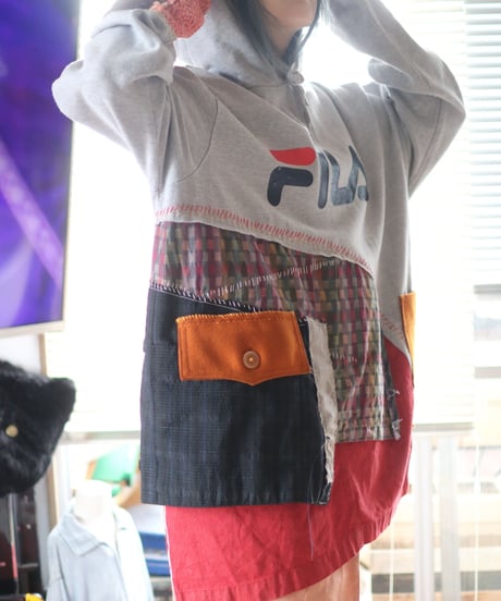 "夕陽のオレンジは嘘のオレンジ" The orange of the sun is the orange of the lie foody, rebuild by vintages