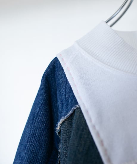"体の一部になった青" Blue has become a part of my body, Rebuild by vintages