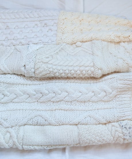 "つぎはぎのアームニット／レッグウォーマー 第四十色" Arm Knit/Leg Warmers, Rebuild by vintagess