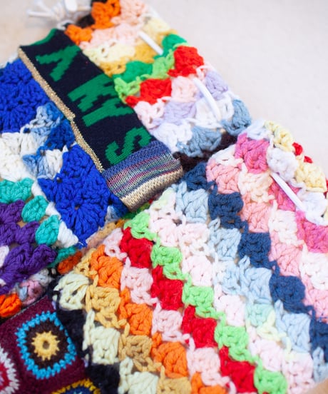 "つぎはぎのアームニット／レッグウォーマー 第五十五色" Arm Knit/Leg Warmers, Rebuild by vintages