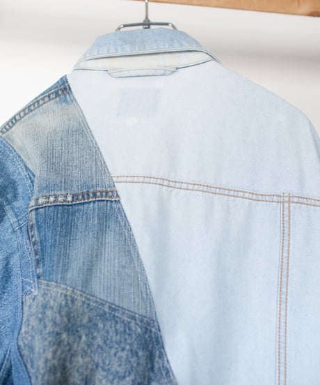 "航海" Voyager denim jacket, Rebuild by vintages