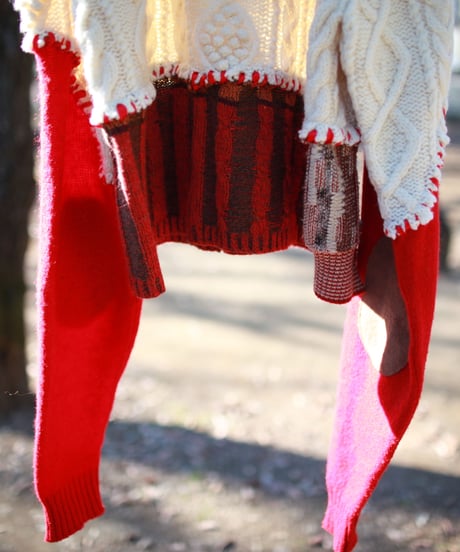"乙女の静脈" maiden vein knit, Rebuild by vintages