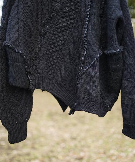【京都紋付×nisai】"第二の黒" Black 2, Rebuild by vintages