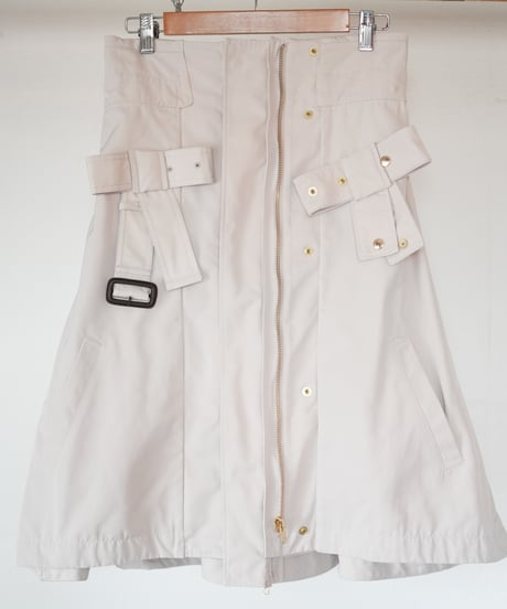 "ゆめみるトレンチ巻きスカート" Dreamy trench wrap skirt, Rebuild by vintages
