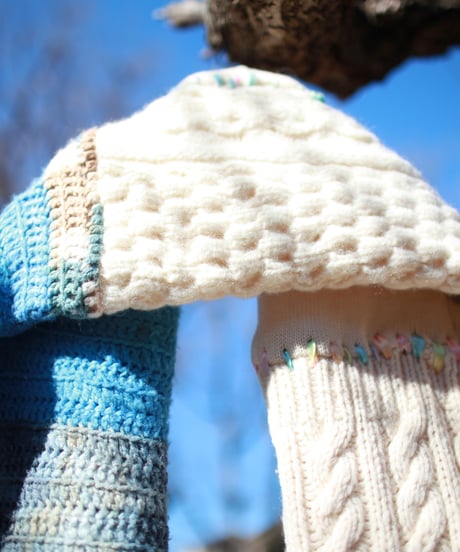 "夢に抱かれる彼女のマフラー" Her muffler embraced by color, Rebuild by vintages