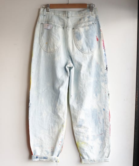 "二重ハート" Overlapping love and unlove, Based on Bleach denim pants