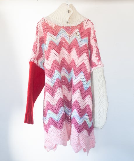 "ときめきの導火線" The fuse of a crush long-knit, Rebuild by vintages