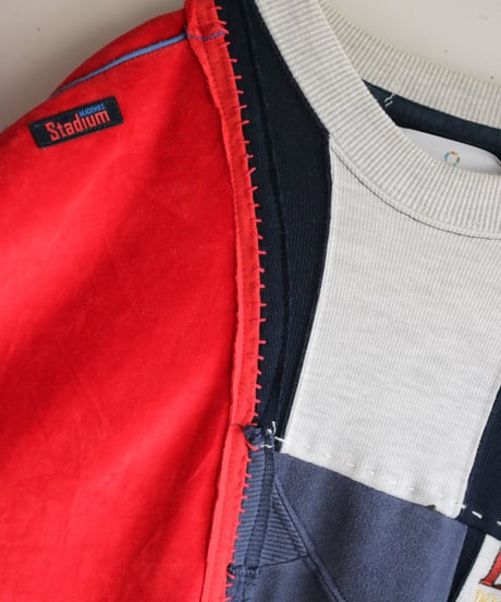 "ボーイフレンド・ワンピース" Dress one-piece for boyfriend, from sweat trainer vintages