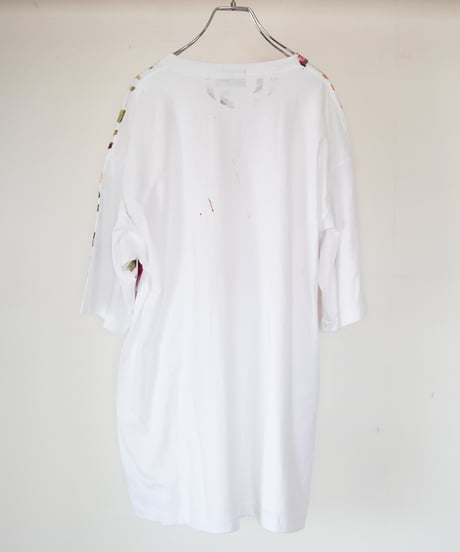 "色彩手刷りのTシャツ 2024年版 第六色" T-shirt with hand-printed colors