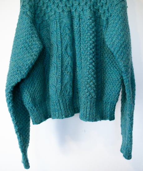 "つぎはぎのラブのセーター 第九色" patchwork of kove knit, Rebuild by vintages