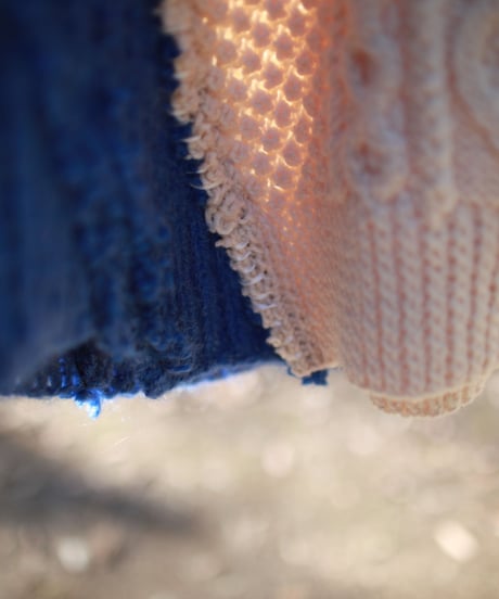 "あの日、青かっただけのニット・セーター 2022年式" Past blue knit, Rebuild by vintages