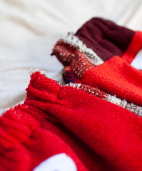 "つぎはぎのアームニット／レッグウォーマー 第三十八色" Arm Knit/Leg Warmers, Rebuild by vintages