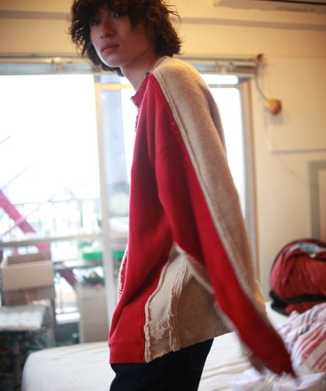 "捻くれすぎて素直だった"  It was too twisted and straightforward knit, Rebuild by vintages