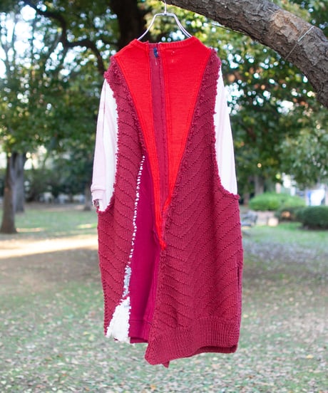 "乙女の日常" life of a girl long-knit, Rebuild by vintages