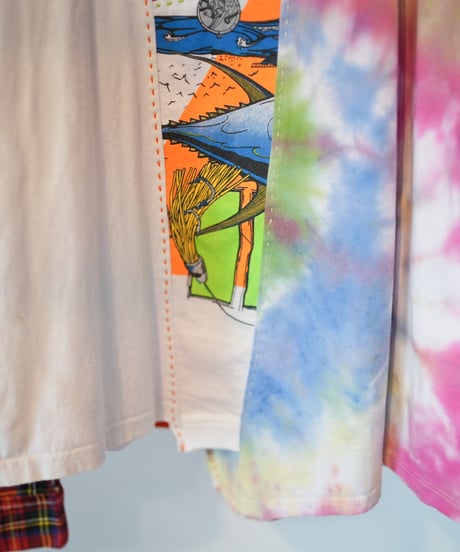 "私だけの色彩" My own colors long sleeve t-shirt, Rebuild by vintages