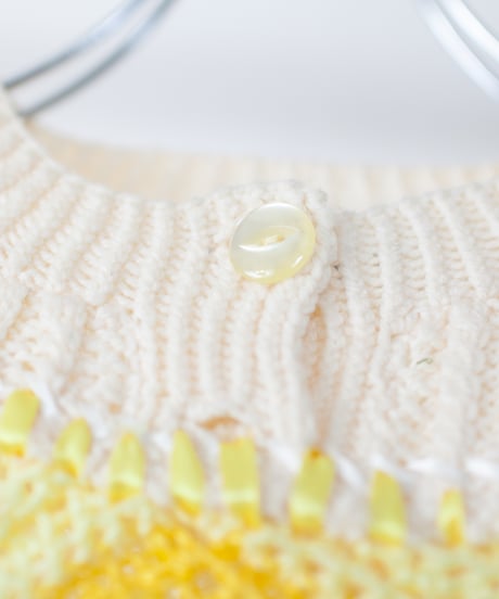 "乱反射する光の結晶" light crystals short-knit, Rebuild by vintages