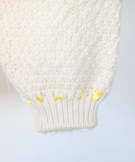 "乱反射する光の結晶" light crystals short-knit, Rebuild by vintages
