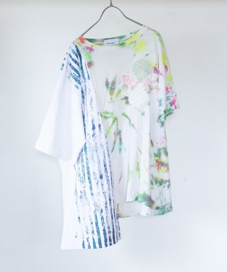 "水、光、花" water, light and flowers T-shirts, Rebuild by vintages