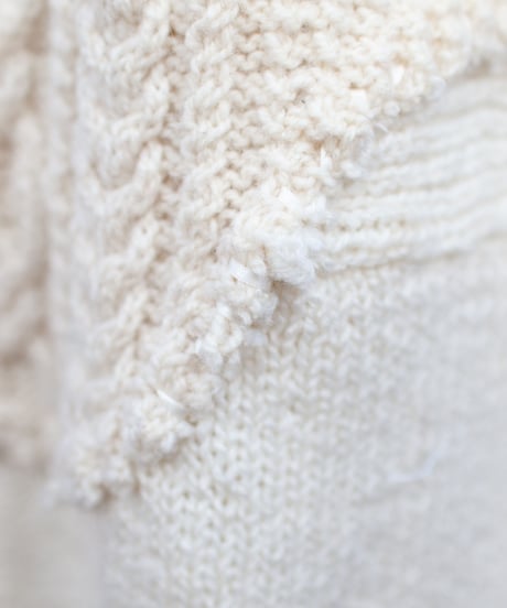 "ドリーミー・ポップ" Dreamy pop over knit, Rebuild by vintages