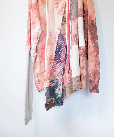 "夢の中の花" flowers in dreams knit, Rebuild by vintages