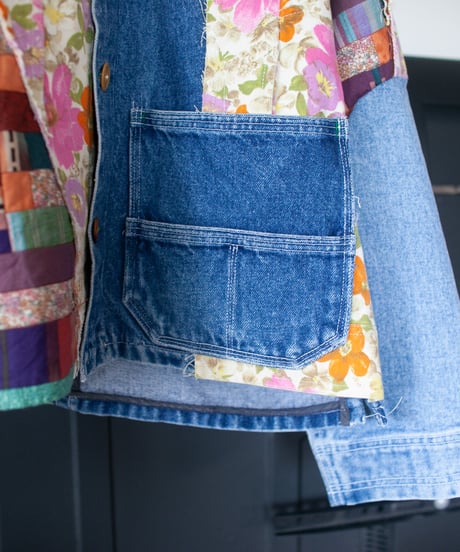 "世界色彩" World Rainbows Denim Jacket, Rebuild by Vintages