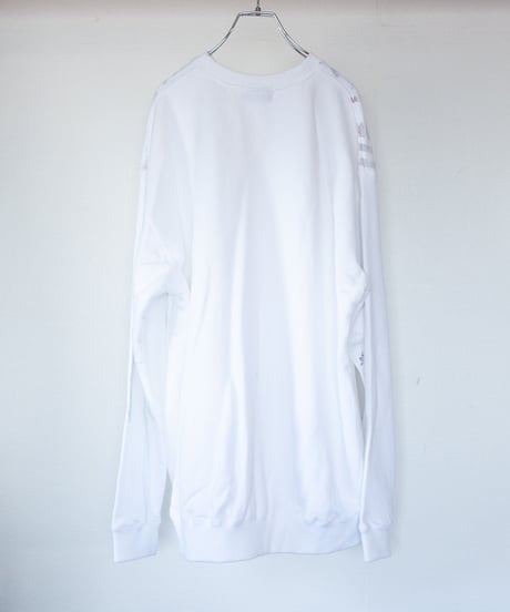 "記憶の中の花" Trainer by Analog silk screen overlay blurring hand-print