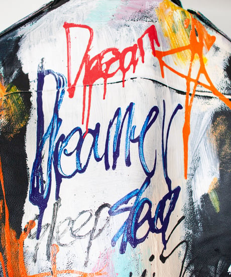 "デイドリーム・ビリーバー" I'm a daydream believer, Based on vintage leather jacket