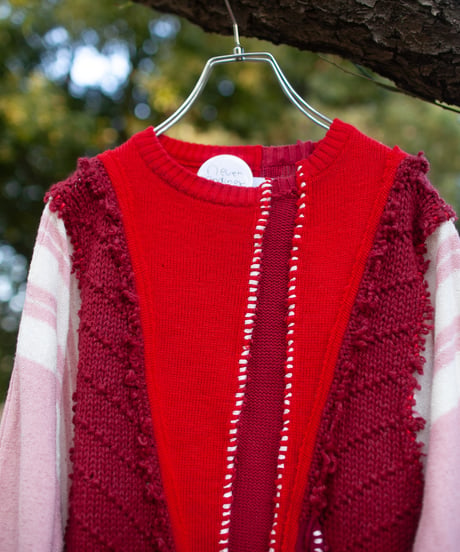 "乙女の日常" life of a girl long-knit, Rebuild by vintages